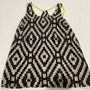 The Limited fun geometric print sleeveless blouse